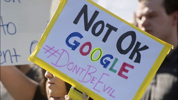 گوگل متهم به نقض حقوق کارکنانش شد